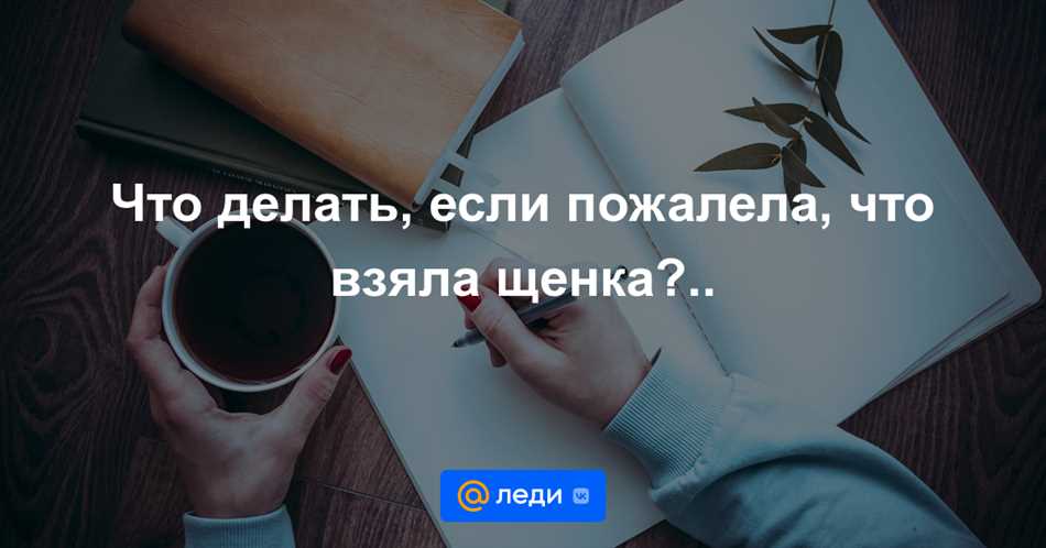 Что делать взяла щенка и пожалела об этом?