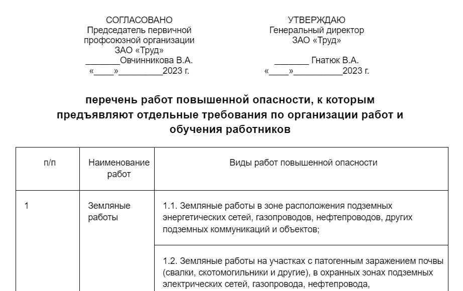 Какие работы не относятся к работам с повышенной опасностью?