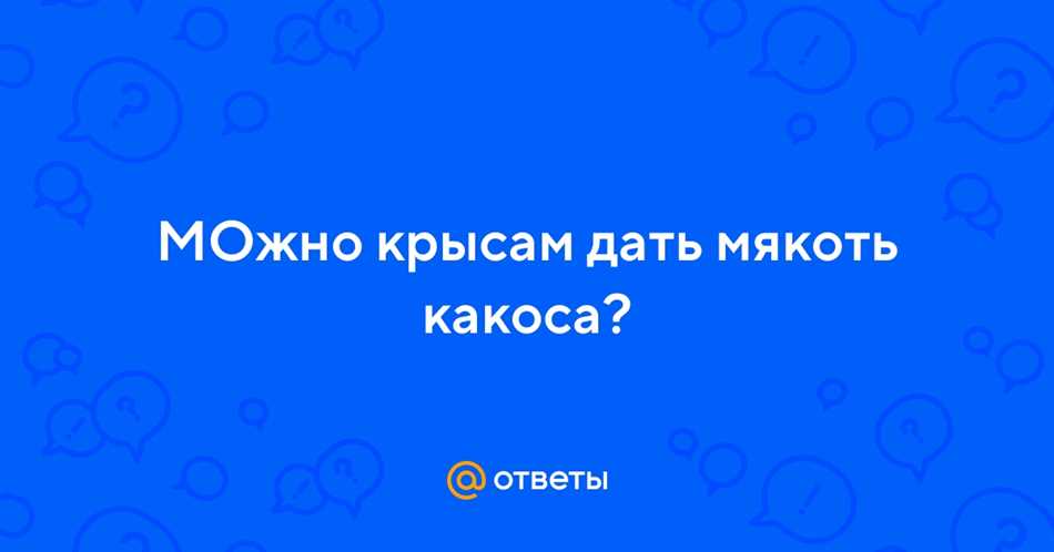 Можно ли крысам кокос?