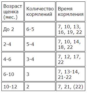 Правильное питание щенка в первый месяц жизни