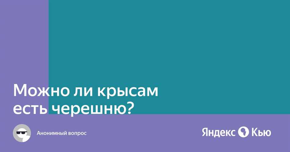 Может ли умереть крыса от одной от косточки черешни?