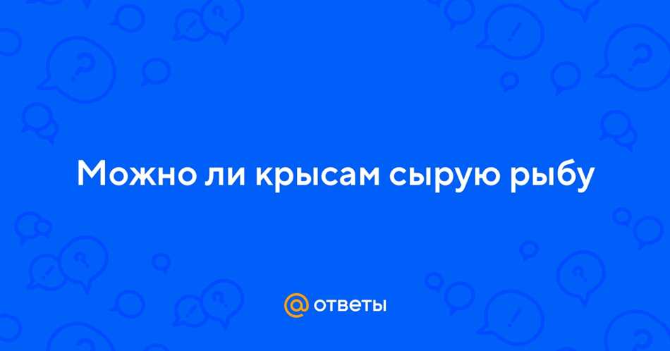 Возможный вред красной рыбы для крыс