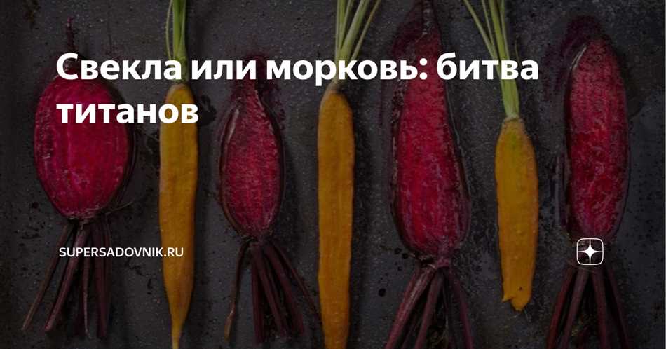 В чем по пищевой ценности морковь отличается от свеклы?